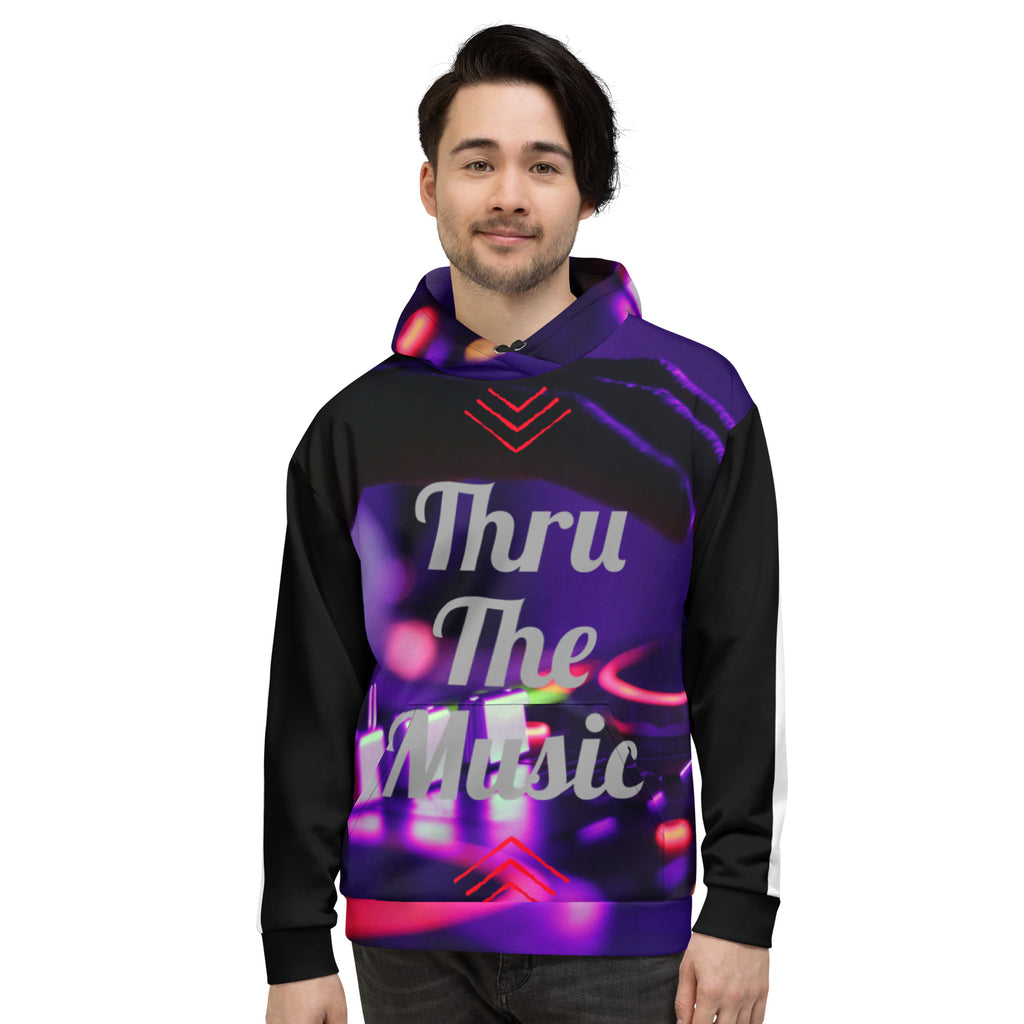 Thru the music all over Hoodie