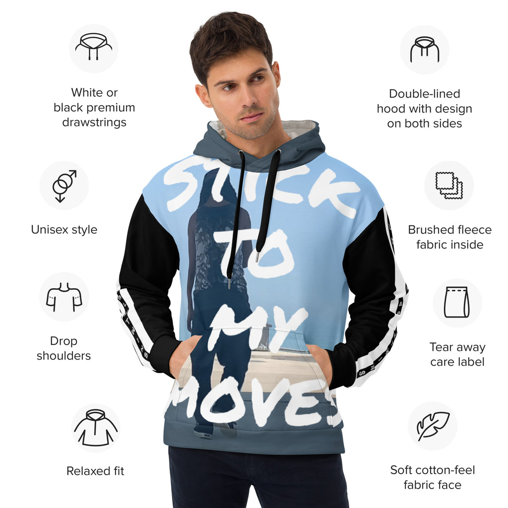 Stick to my moves all over Hoodie